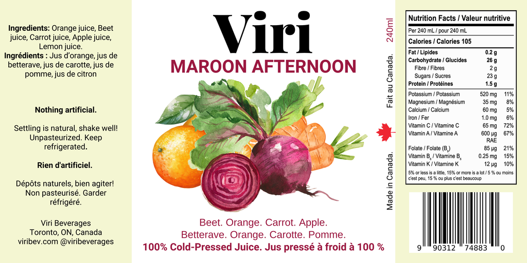 Viri Maroon Afternoon